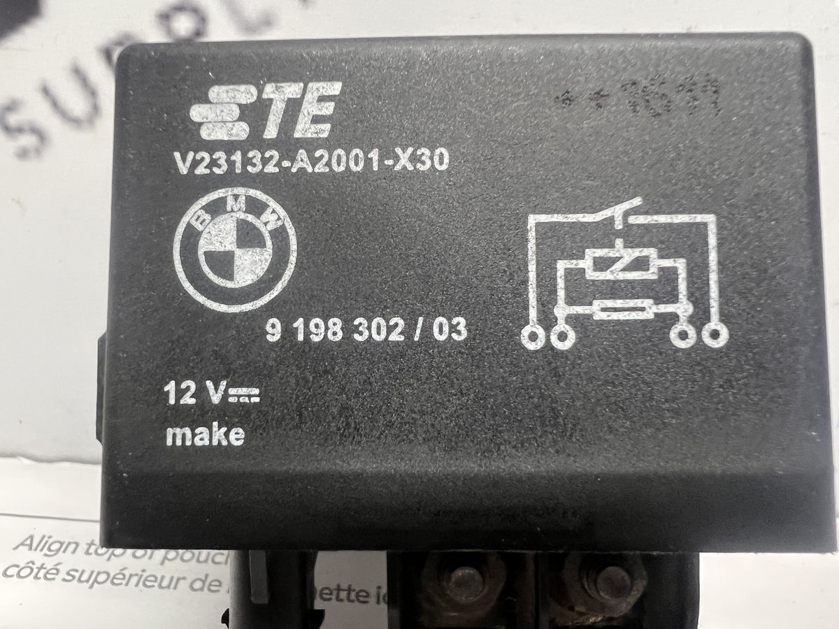 14-16 BMW F32 F30 435i 435xi N55 Cooling Fan Relay 130A OEM 9198302 61369198302