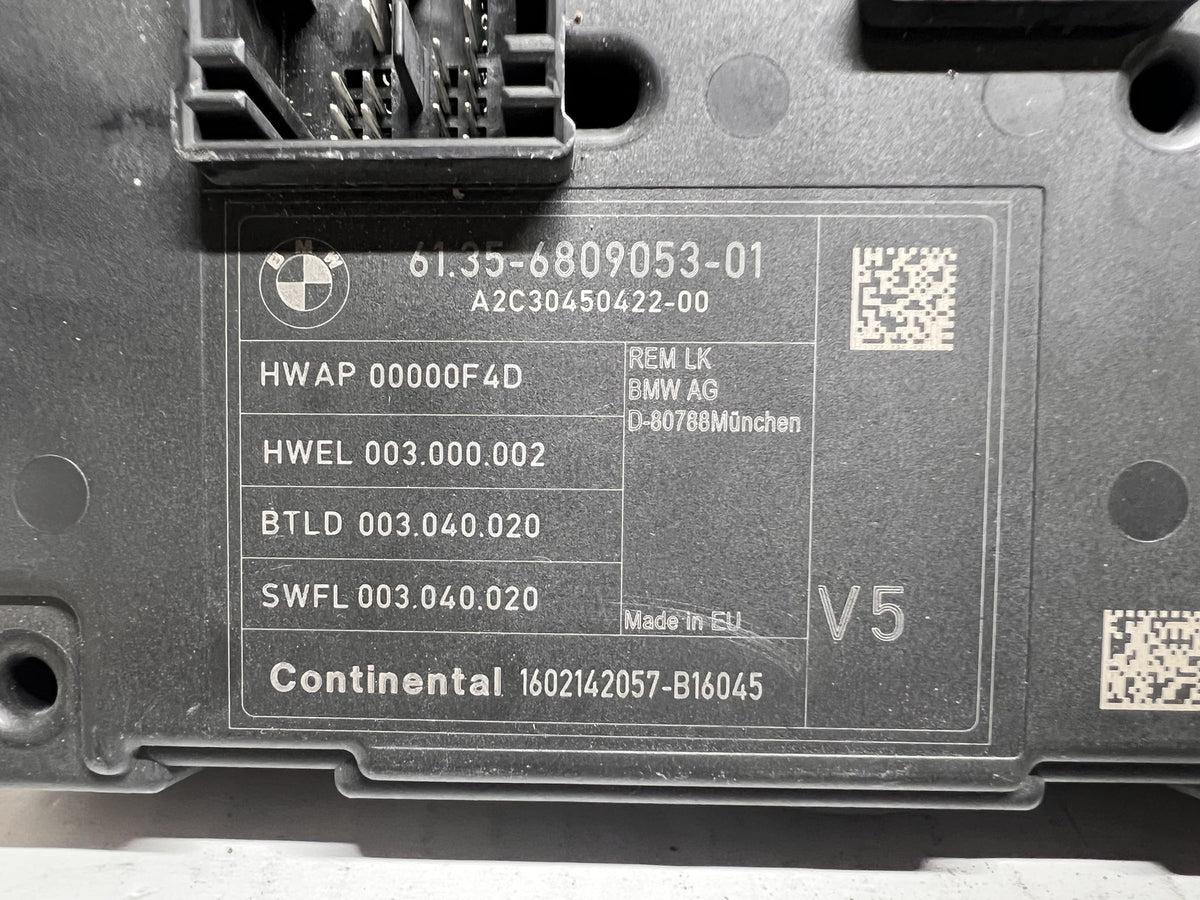 BMW F32 F30 435i REM Rear Electronic Body Control Module OEM 6135 6809053 01