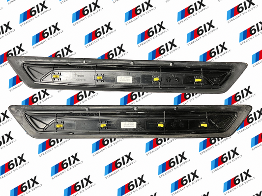OEM BMW F30 F36 335 440 Front Door Sill Cover Trim Entrance Sill Kick Plates SET