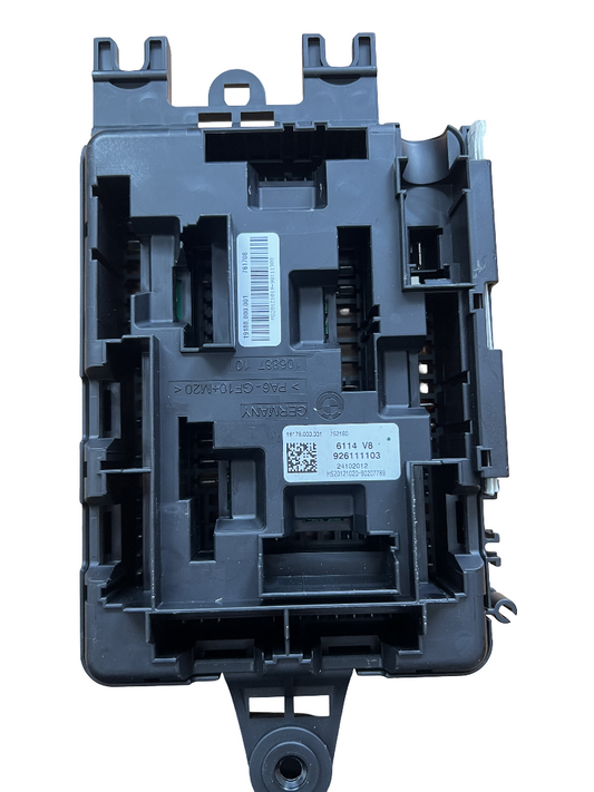 13-16 BMW F30 REAR TRUNK DISTRIBUTION FUSE BOX OEM 9389070
