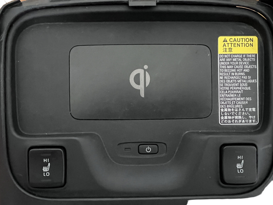 Toyota HV Wireless Phone Charger & Heated Seat Switch Panel 2023-24 Corolla OEM