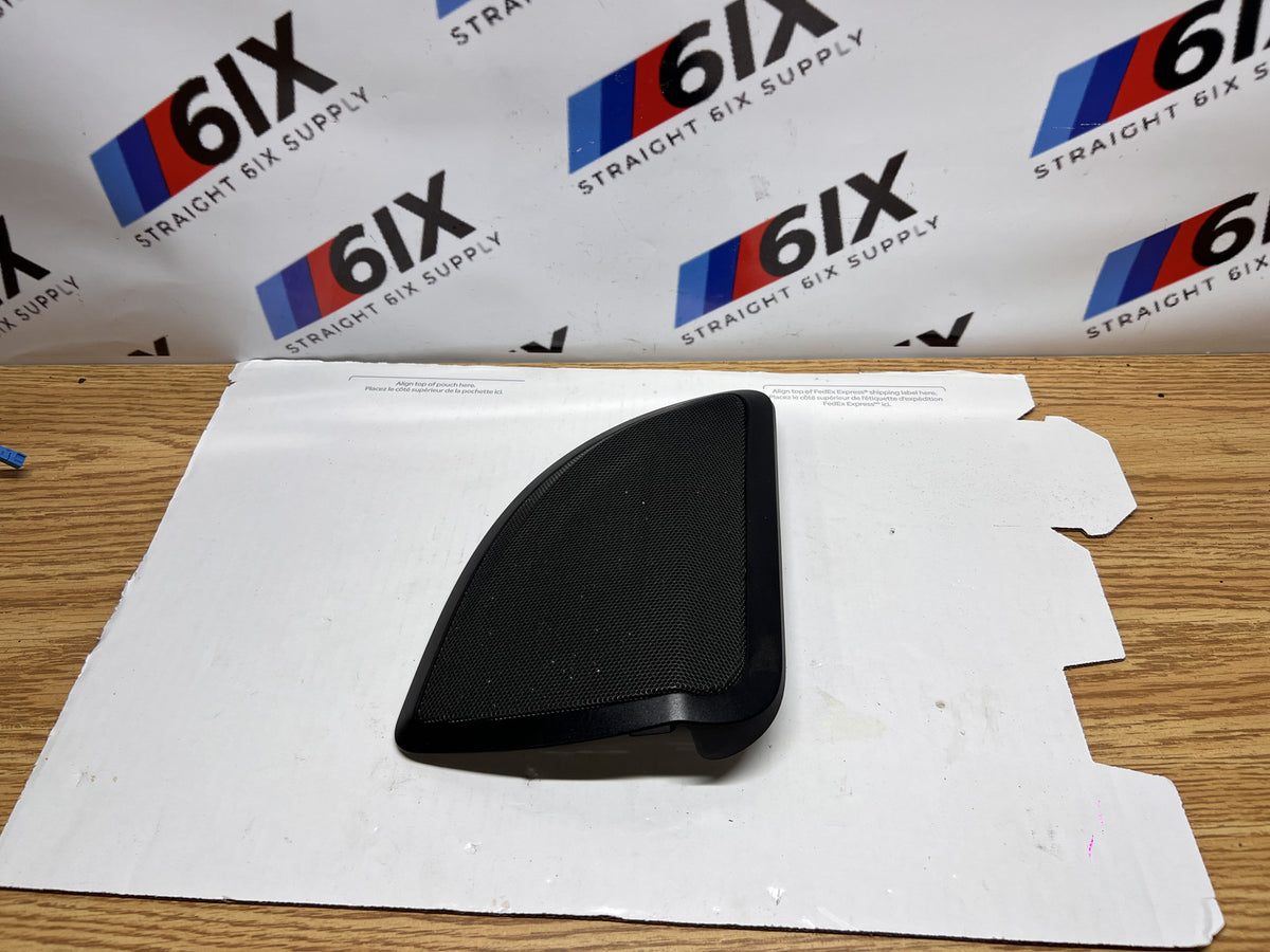 BMW F34 328i GT Door Tweeter Speaker w/ Right Rear Grille Cover OEM 65139184794