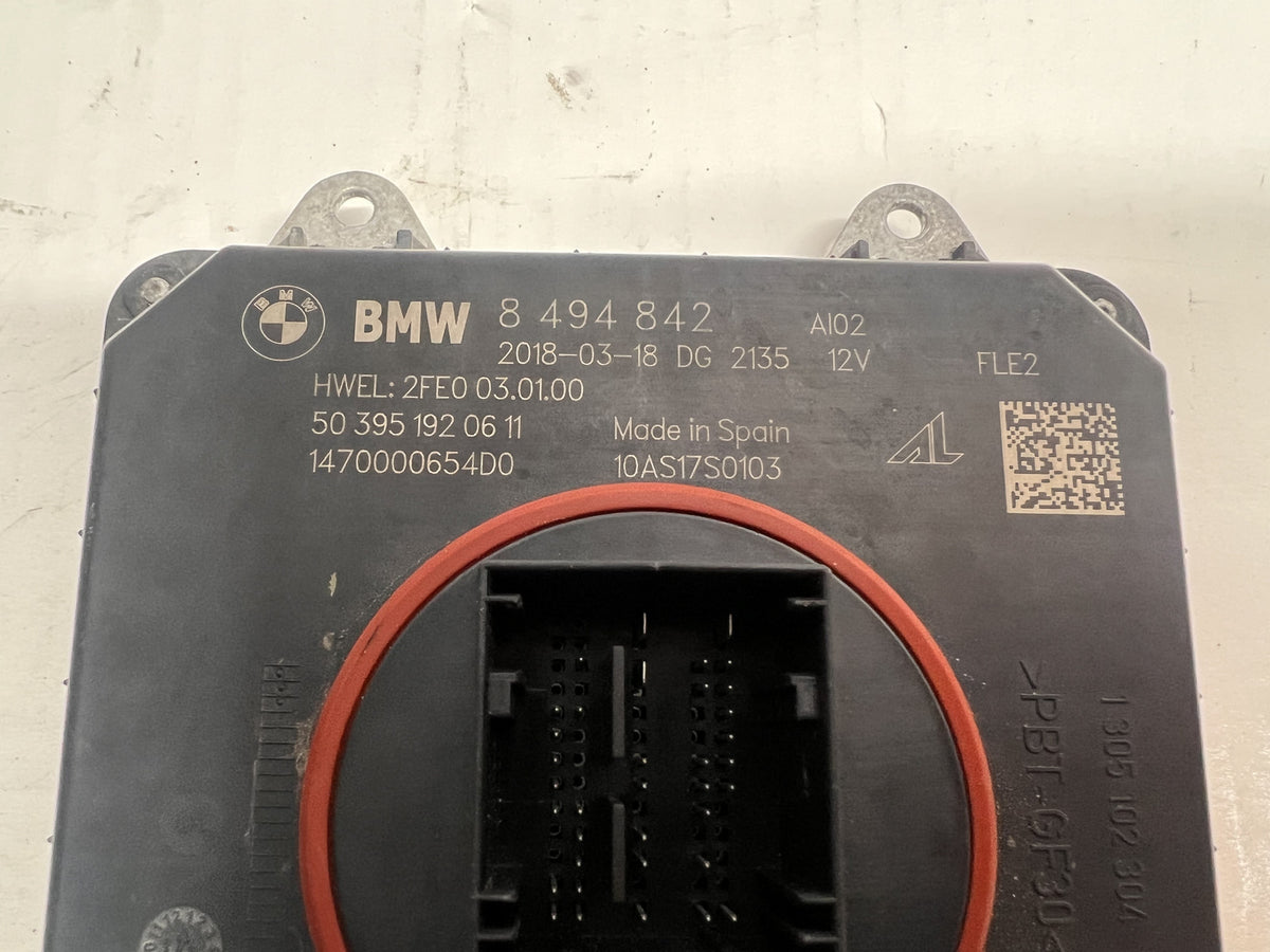 BMW F30 F32 F36 LCI LED Headlight Control Module Ballast OEM 8494842 63118494842