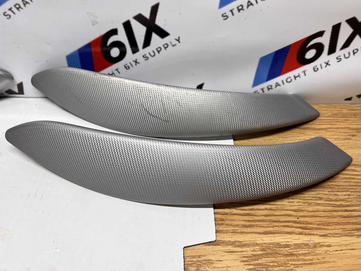 12-18 BMW F30 M Sport Hexagon Checkered Aluminum Door Handle Trim Set 4-Door OEM