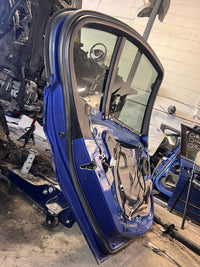 BMW F30 328i 335i 340i Rear Left Driver Side Door Estoril Blue B45 OEM 12-18