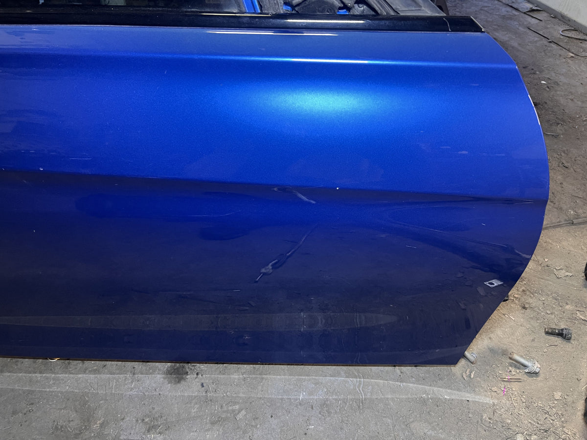 BMW F30 F31 328i 335i 340i Passenger Front Right Door Estoril Blue B45 OEM