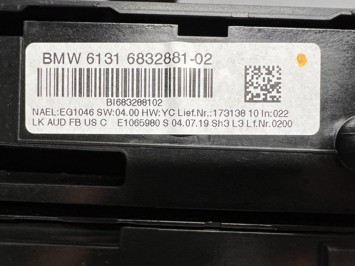 18-21 BMW F22 F23 F87 M2 LCI AC Heater Control Panel Radio Media Buttons OEM