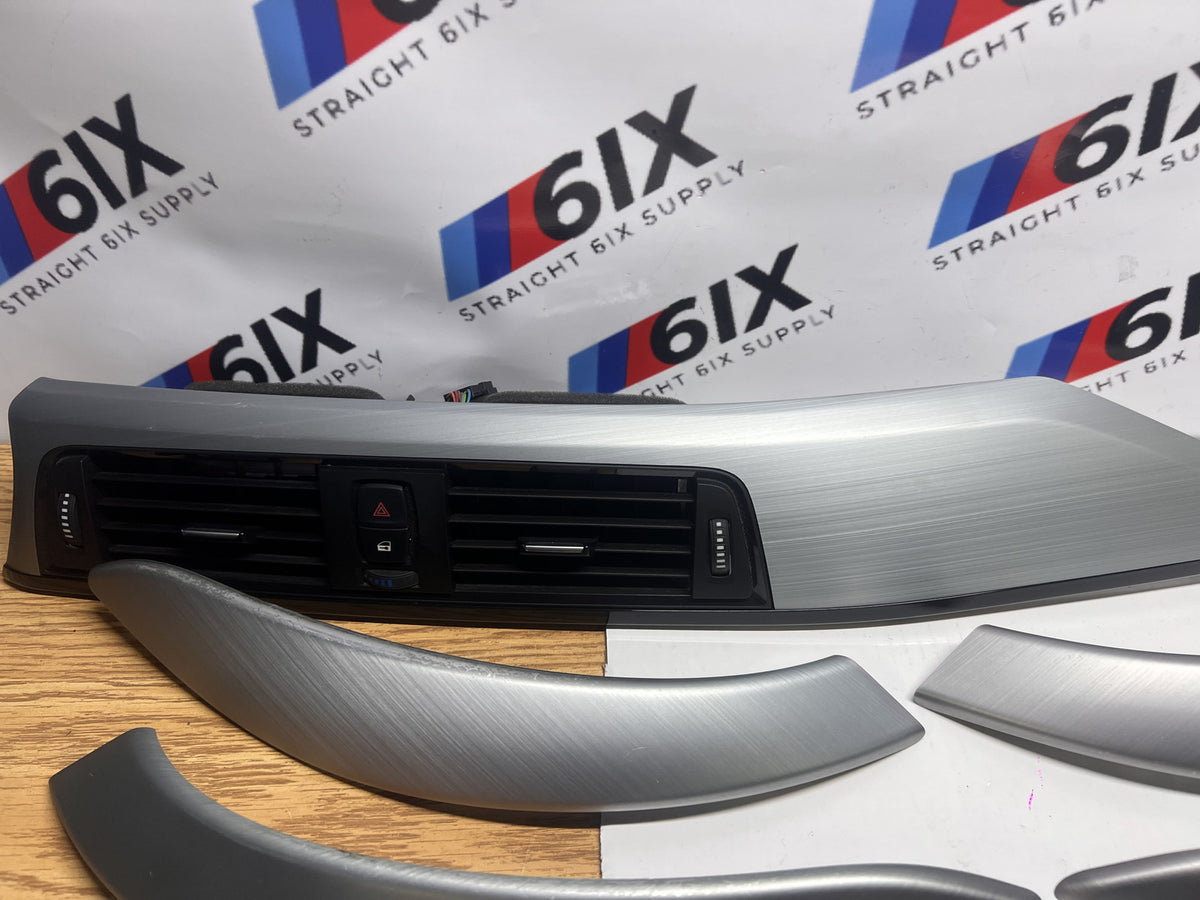 14-19 BMW F34 328i 335i GT Brushed Aluminum Interior Trim Set Dash AC Vents OEM
