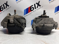 12-16 BMW F30 F32 335i 435i N55 Pair Engine Motor Mounts Left Right OEM Set
