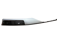 2012-2019 BMW F30 F32 F36 Center Vent Trim Brushed Aluminum Piano Black 9218552