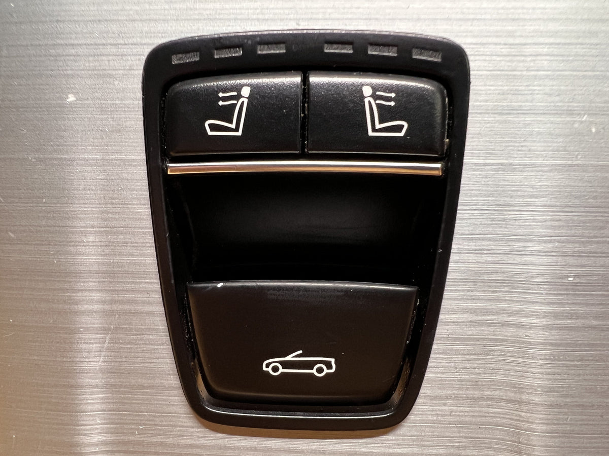 BMW F33 4 Series Convertible Brushed Aluminum Center Console Trim Switch OEM