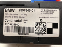 12-18 BMW F30 F32 Keyless Entry Radio Remote Receiver Control Module OEM 9397846