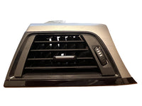 2012-19 BMW F30 F32 F36 Driver Air Vent Brushed Aluminum Piano Black 9218549