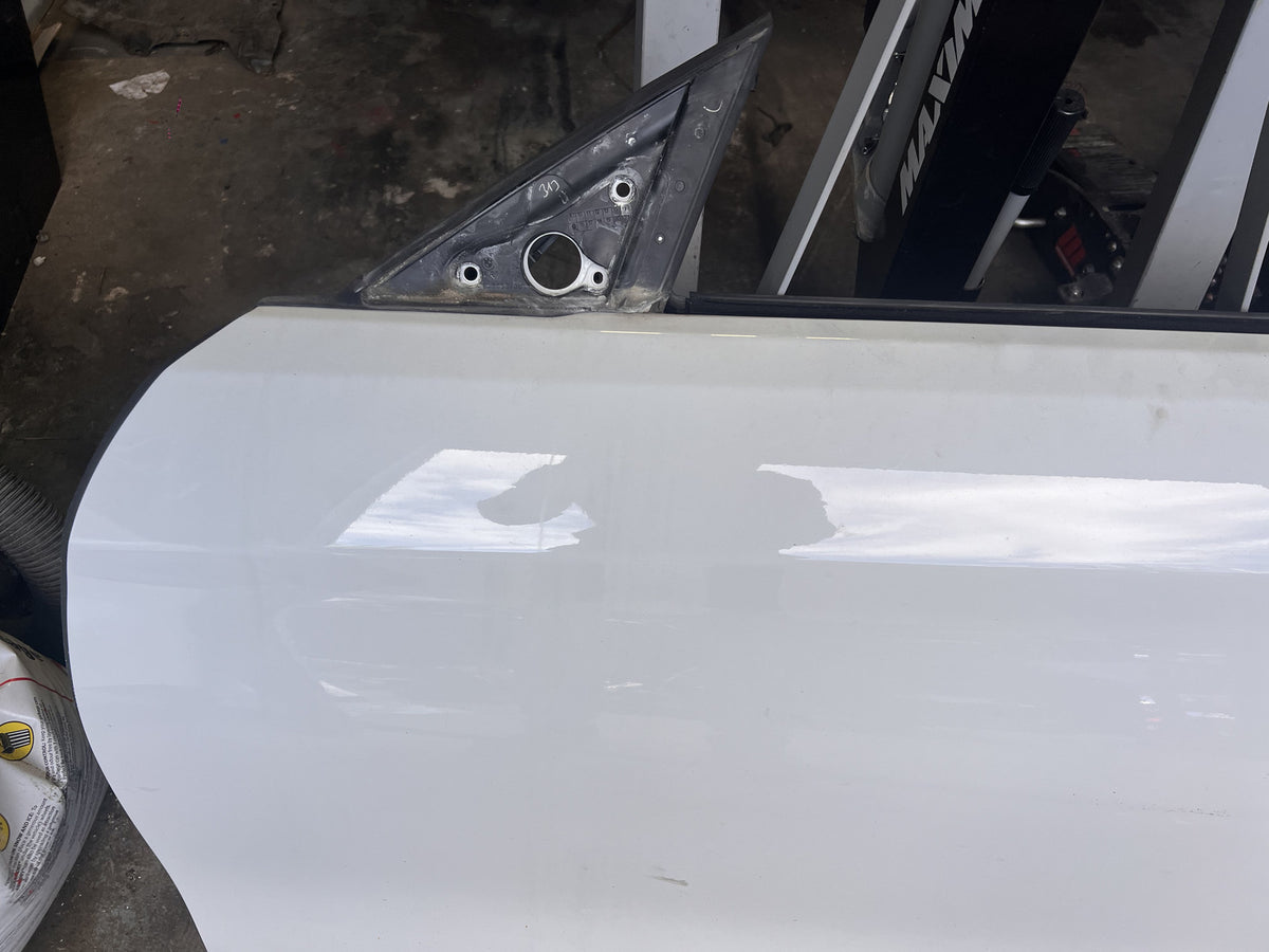 BMW F32 F82 428i 435i 440i M4 Coupe Driver Front Door Left White OEM 2014-2020