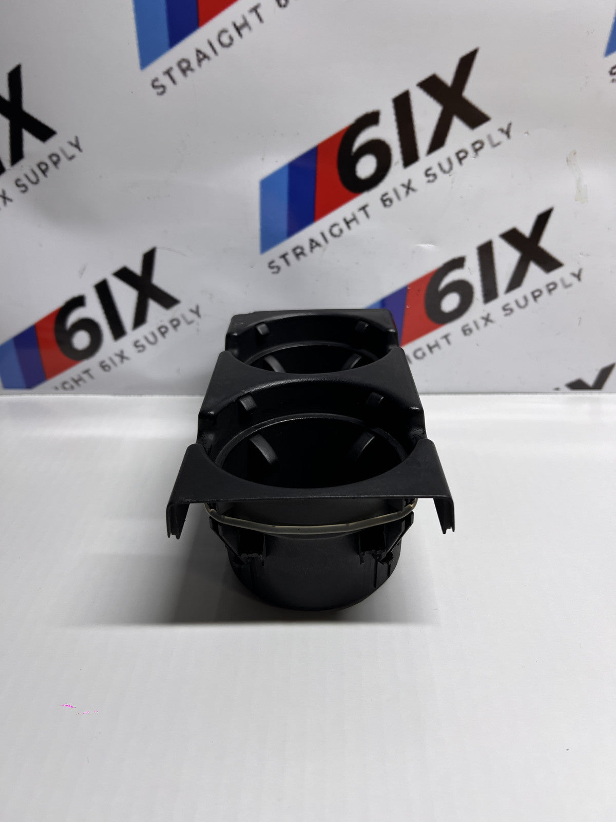 BMW E46 OEM Front Center Console Dual Cup Holder Black 51168217953 99-06 M3 330i