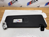 12-18 BMW F30 F32 F36 3 4 Series Front Right Passenger Sun Visor Shade Black OEM