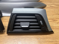 14-19 BMW F34 328i 335i GT Brushed Aluminum Interior Trim Set Dash AC Vents OEM