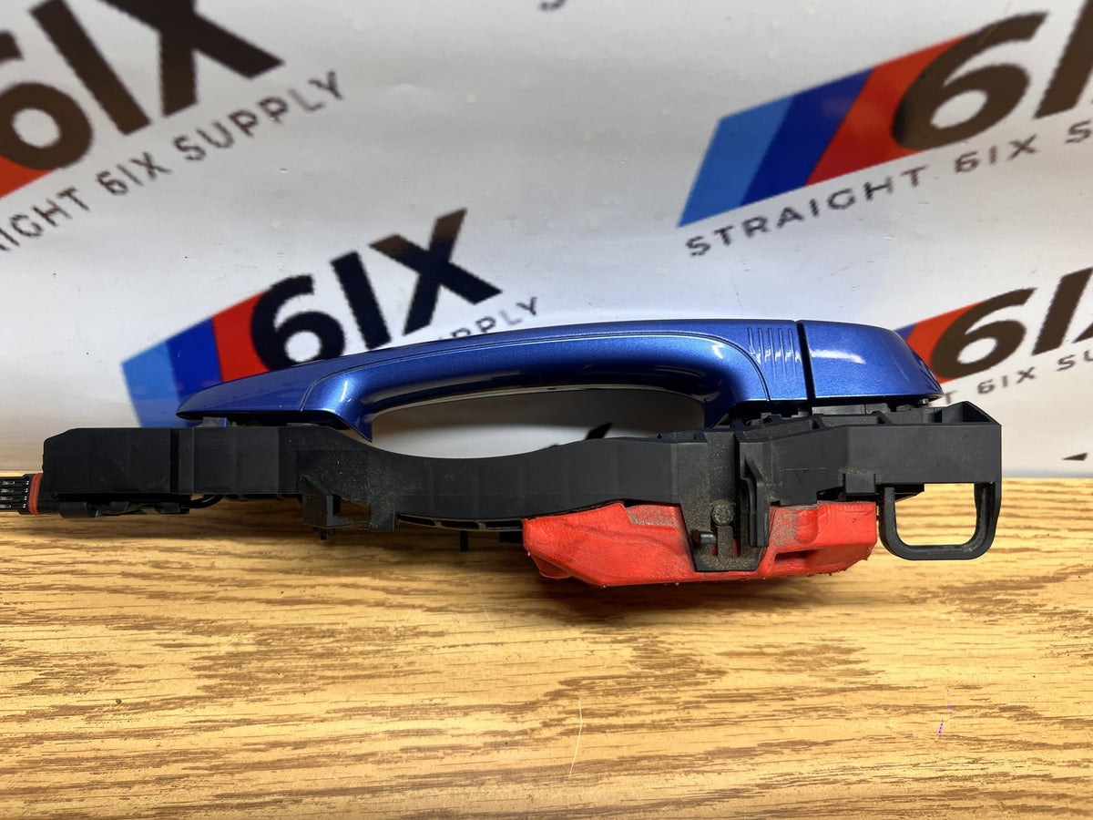 12-20 BMW F34 3 4 Series Front Righ Driver Exterior Door Handle Estoril Blue OEM