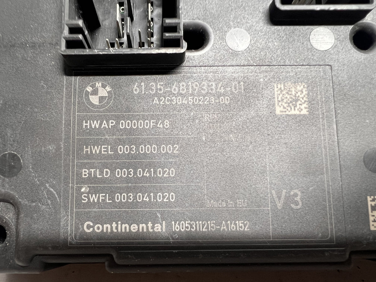 BMW F32 F30 435i REM Rear Electronic Body Control Module OEM 6135 9819334 01