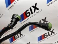 16-20 BMW F30 330i B46 xDrive Automatic Transmission Oil Cooler Lines Pipes OEM