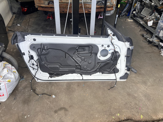 BMW F32 F82 428i 435i 440i M4 Coupe Driver Front Door Left White OEM 2014-2020