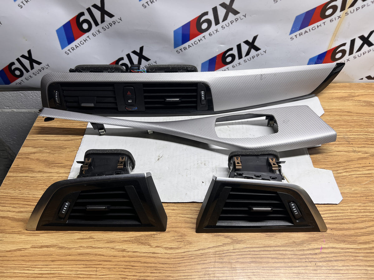 14-21 BMW F22 F23 F87 M2 2 Series M Sport Interior Dash Console Trim Set 4pc OEM