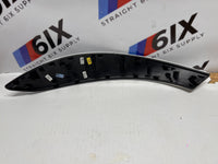 12-18 BMW F30 M Sport Hexagon Checkered Aluminum Door Handle Trim Set 4-Door OEM