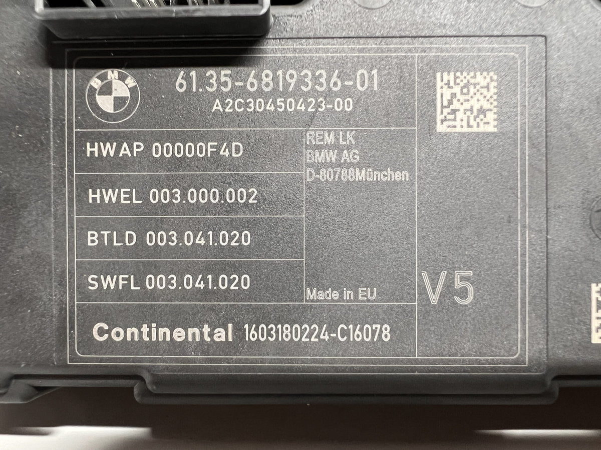 BMW F32 F30 435i REM Rear Electronic Body Control Module OEM 61356819336 6819336