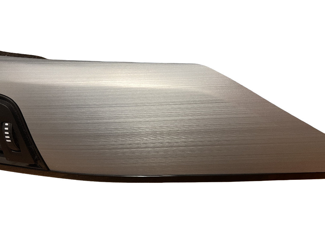 2012-2019 BMW F30 F32 F36 Center Vent Trim Brushed Aluminum Piano Black 9218552