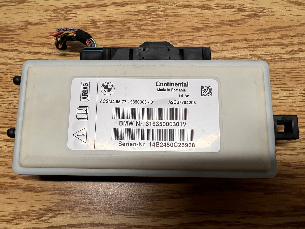 2012-2018 BMW F30 F22 F25 F15 ACSM Airbag Crash Safety Control Module Unit OEM