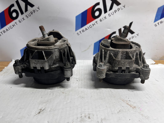 12-16 BMW F30 F32 335i 435i N55 Pair Engine Motor Mounts Left Right OEM Set