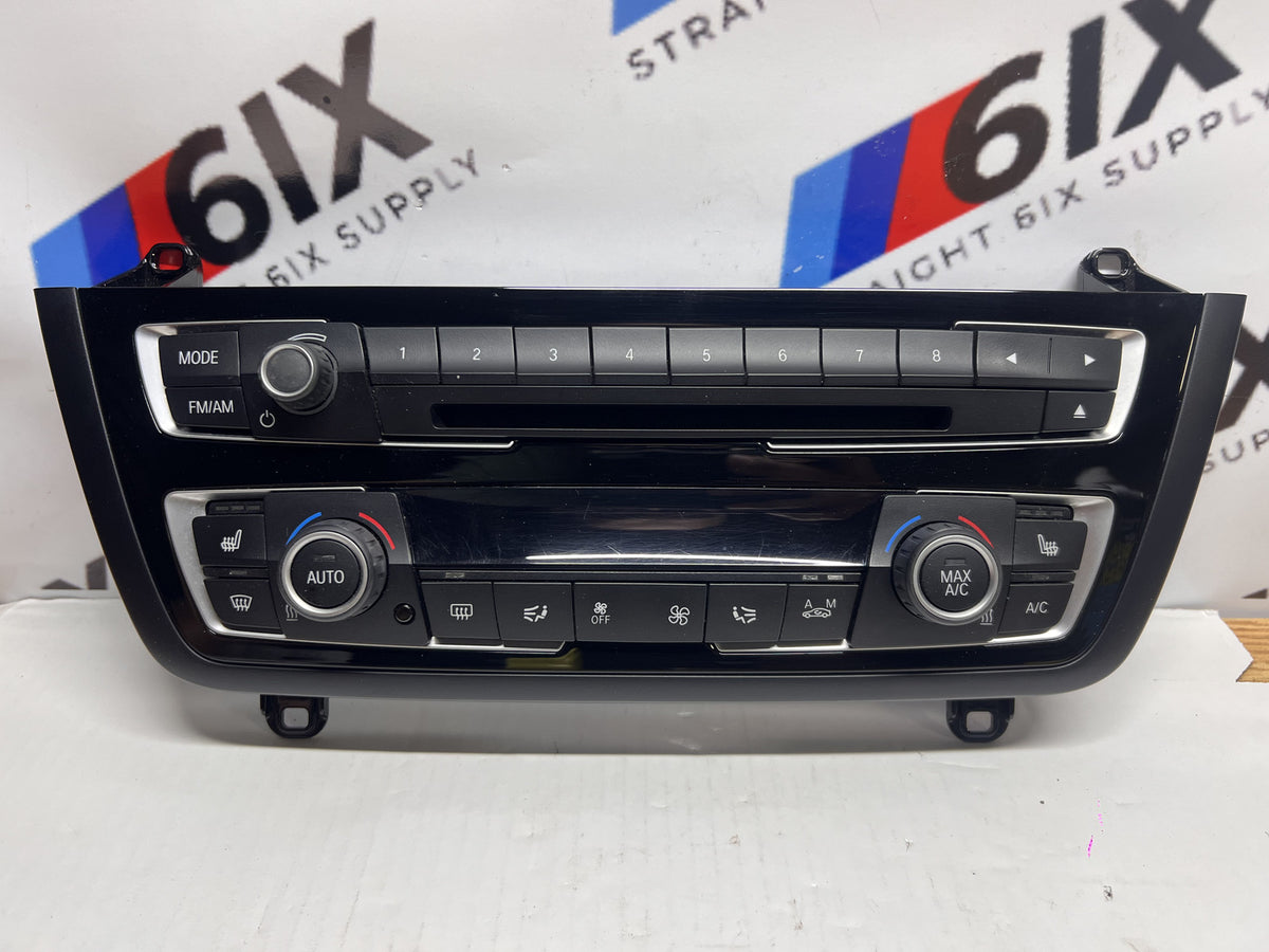 2012-2016 BMW F30 F32 F36 M3 M4 AC Heater Climate Control Radio Button Panel OEM