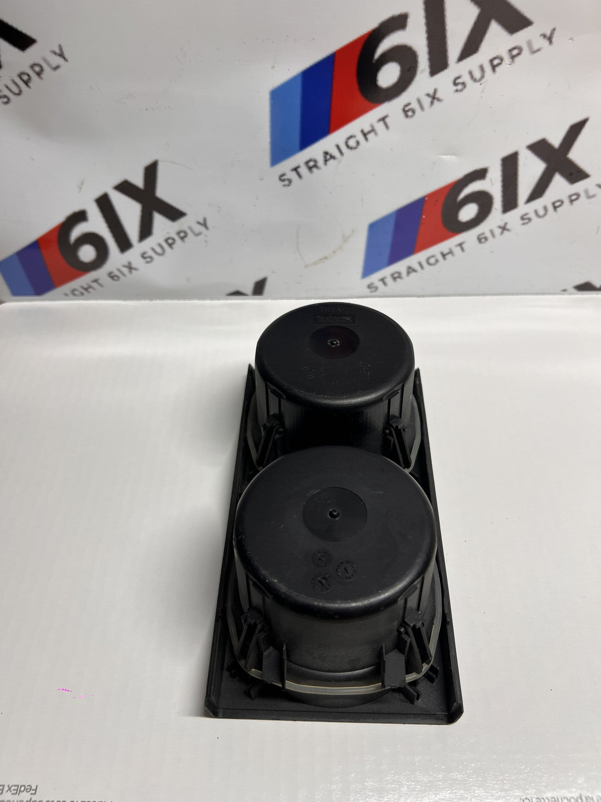 BMW E46 OEM Front Center Console Dual Cup Holder Black 51168217953 99-06 M3 330i