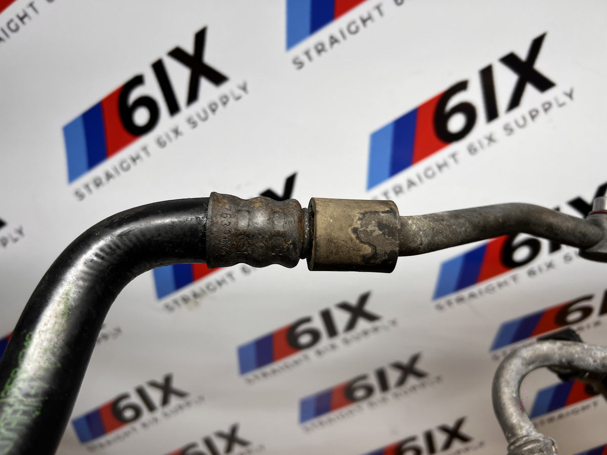 12-16 BMW F30 F32 F36 335i 435i N55 Engine Oil Cooler Inlet Outlet Lines Set OEM