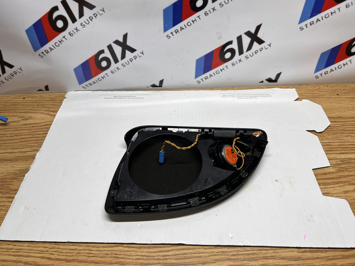 BMW F34 328i GT Door Tweeter Speaker w/ Right Rear Grille Cover OEM 65139184794