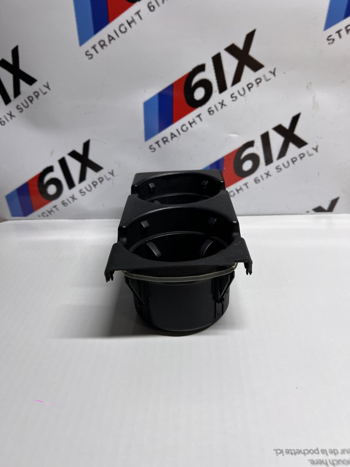 BMW E46 OEM Front Center Console Dual Cup Holder Black 51168217953 99-06 M3 330i