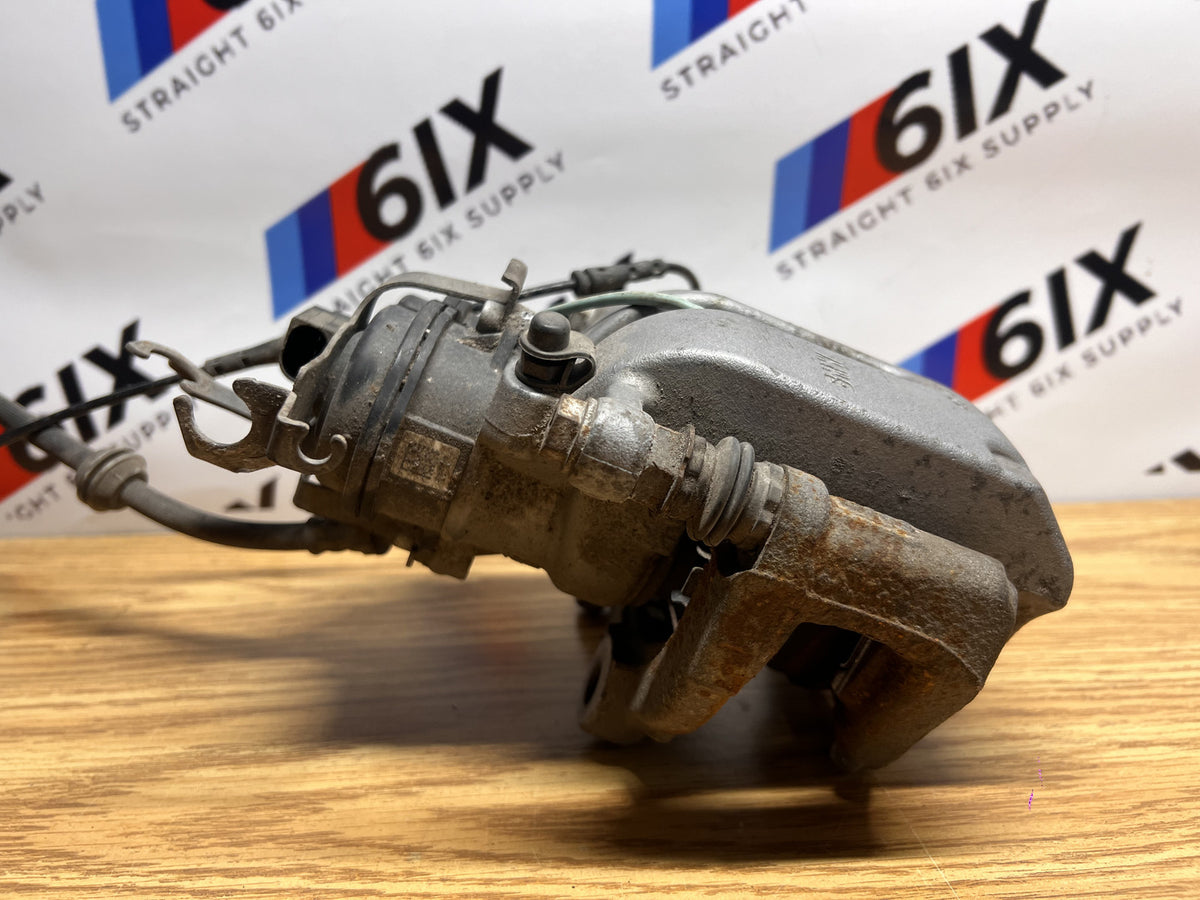 17-24 BMW G30 G01 530i X3 Rear Left Driver Brake Caliper w/ Parking Brake Motor