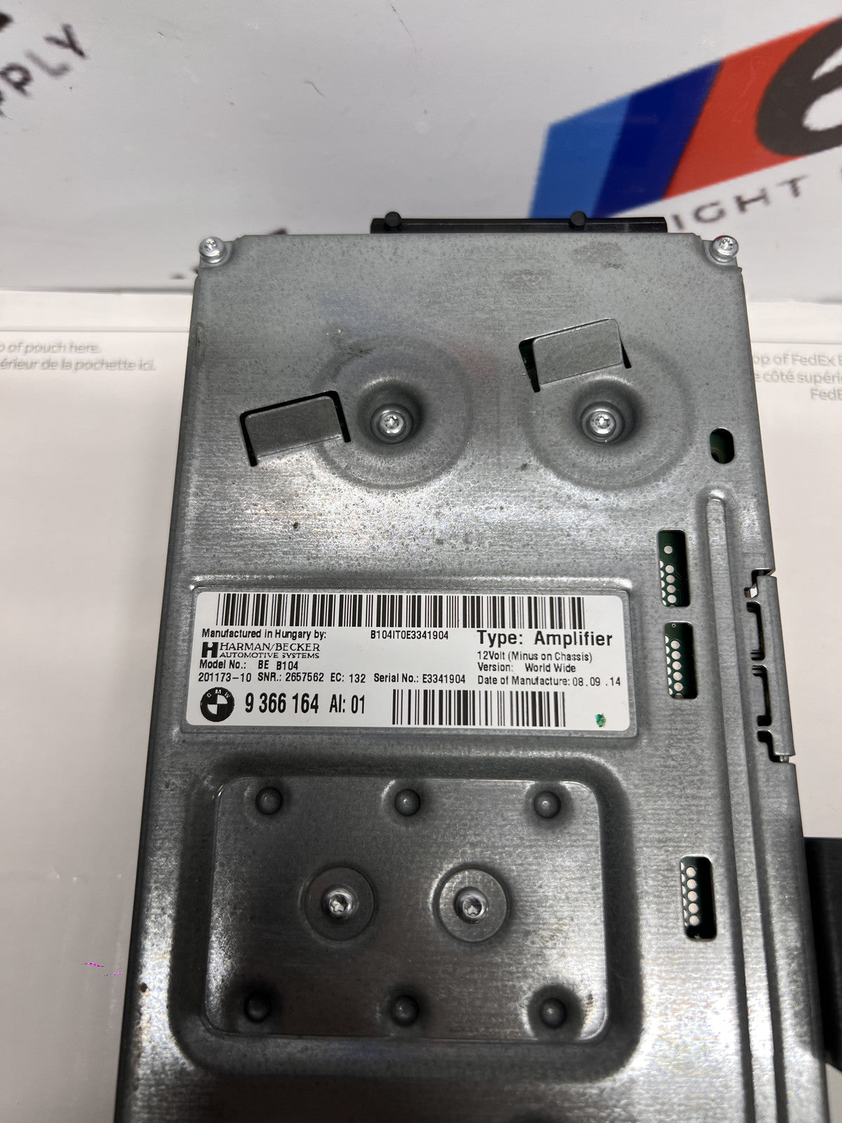 13-18 BMW F30 F32 F36 F80 M3 M4 Harman Kardon Amplifier Amp Sound OEM 9 366 164