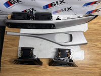 14-21 BMW F22 F23 F87 M2 2 Series M Sport Interior Dash Console Trim Set 4pc OEM