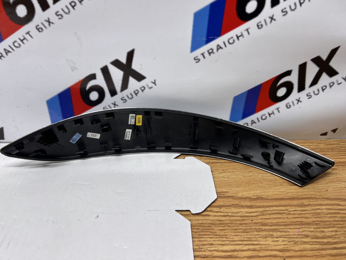 12-18 BMW F30 M Sport Hexagon Checkered Aluminum Door Handle Trim Set 4-Door OEM