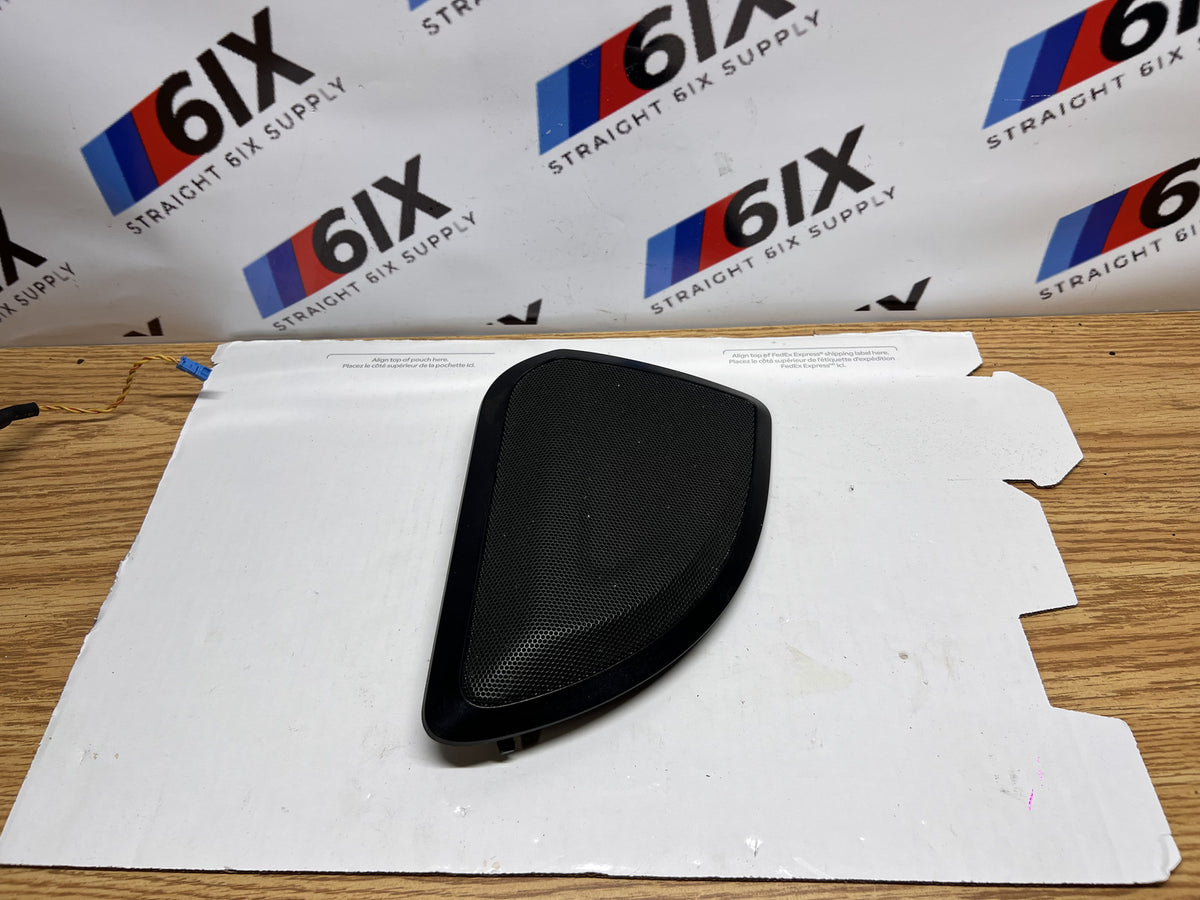 BMW F34 328i GT Door Tweeter Speaker w/ Right Rear Grille Cover OEM 65139184794