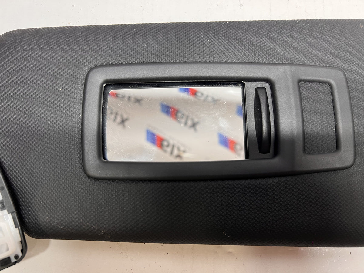12-18 BMW F30 F32 F36 3 4 Series Front Right Passenger Sun Visor Shade Black OEM
