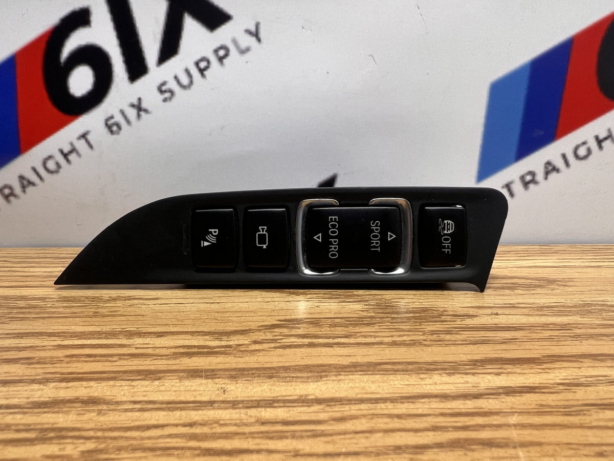 12-18 BMW F30 F32 F36 Center Console Traction Sport PDC 360 Camera Switch OEM