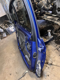 BMW F30 328i 335i 340i Rear Left Driver Side Door Estoril Blue B45 OEM 12-18