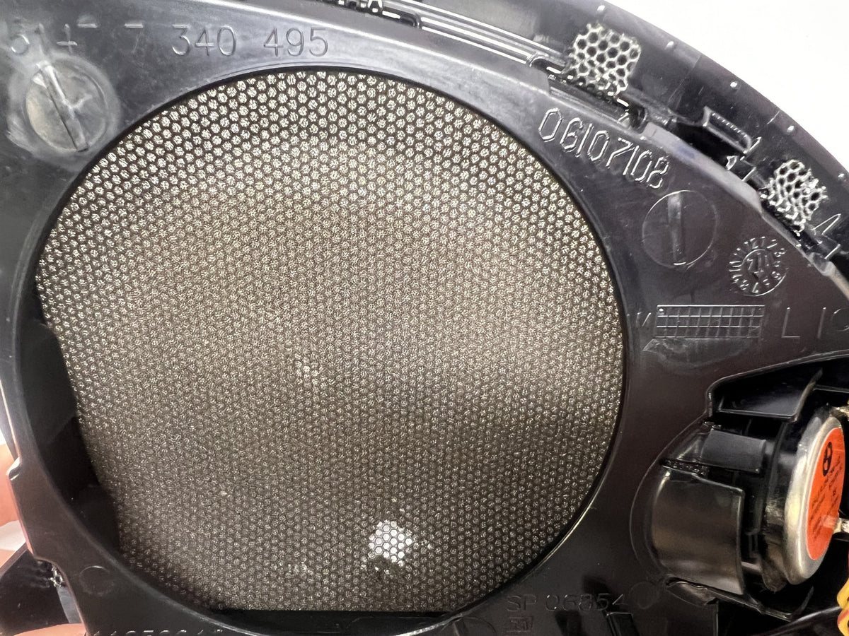 BMW F34 328i GT Door Tweeter Speaker with Left Rear Grille Cover OEM 65139184794