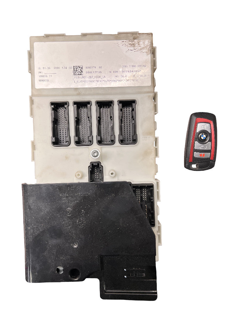 12-19 BMW F30 F31 F32 F33 F36 FEM BCM Body Control Module Paired Key Remote OEM