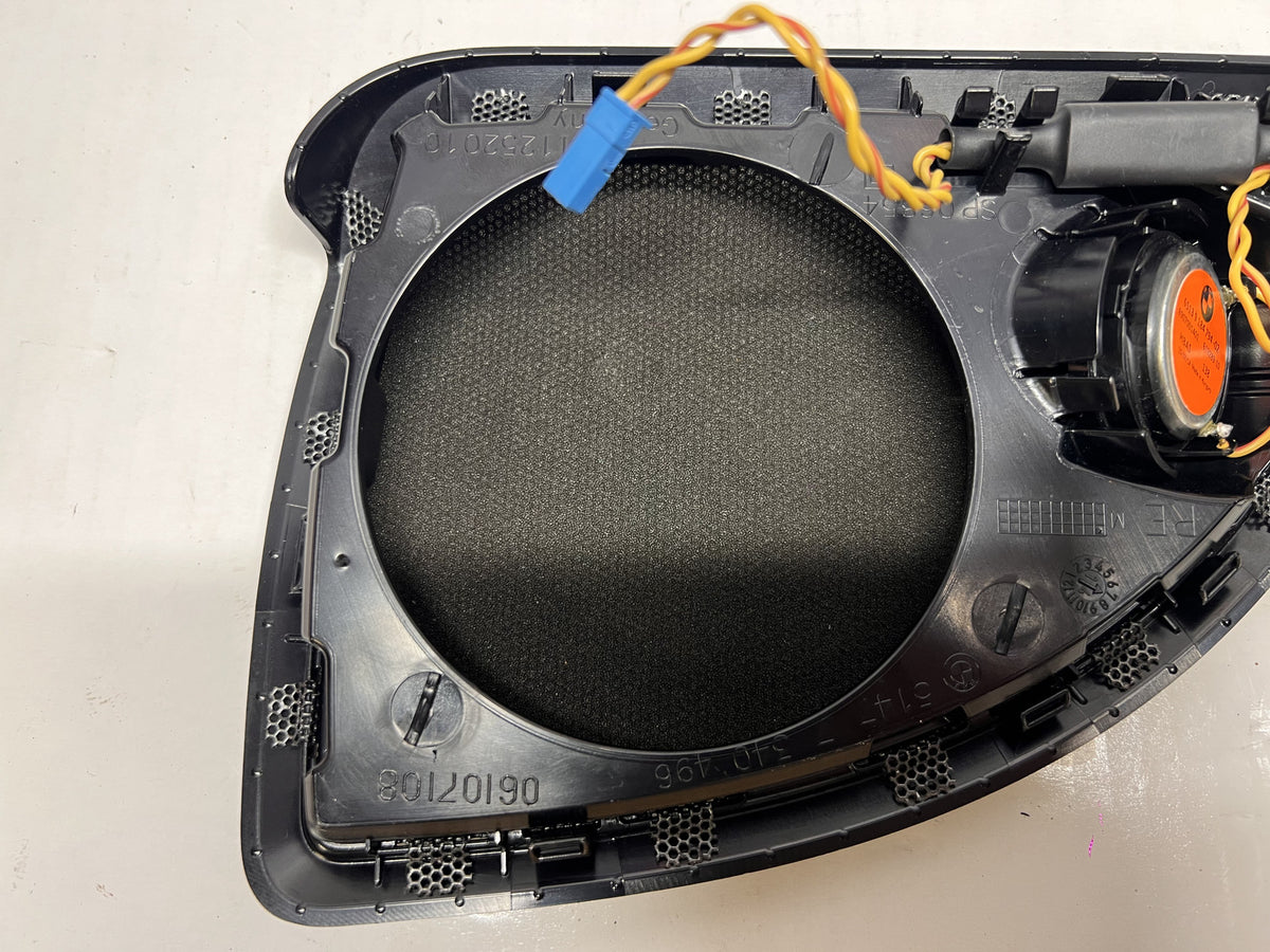 BMW F34 328i GT Door Tweeter Speaker w/ Right Rear Grille Cover OEM 65139184794