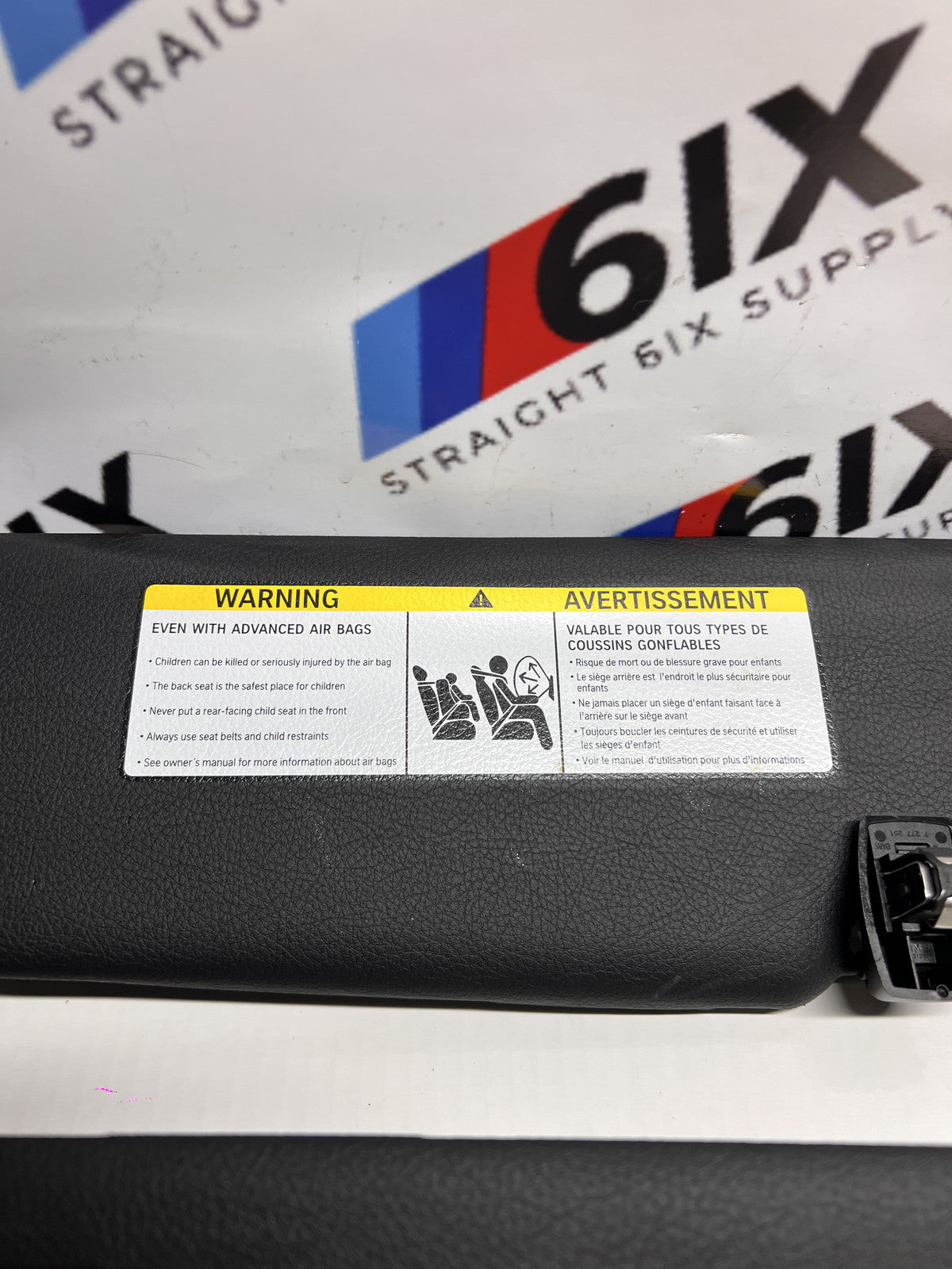 14-21 BMW F22 F23 F87 M2 Sun Visor Pair Left Right Black w/ Mirror OEM 8067769