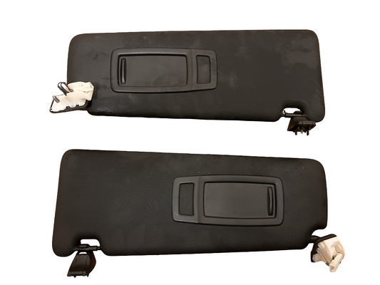 OEM BMW F30 F31 F32 F36 F80 F82 M3 M4 Left Right Interior Sun Visor PAIR Black